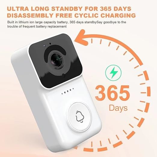 IP65 Wifi Camera a campanello con suono audio 2 Way Camera di sicurezza porta d'ingresso