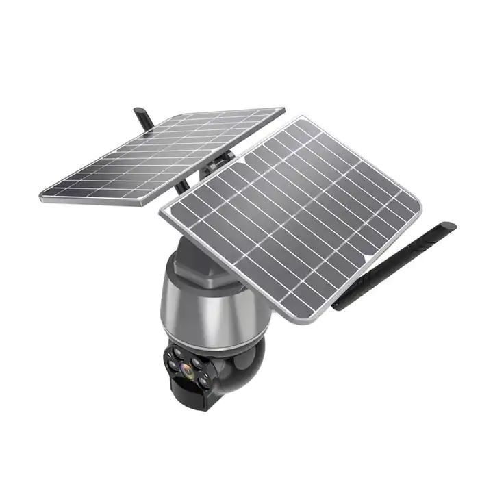 Smart 1080P 4G Intelligente Alerta per l'energia solare PTZ Camera supporto audio bidirezionale