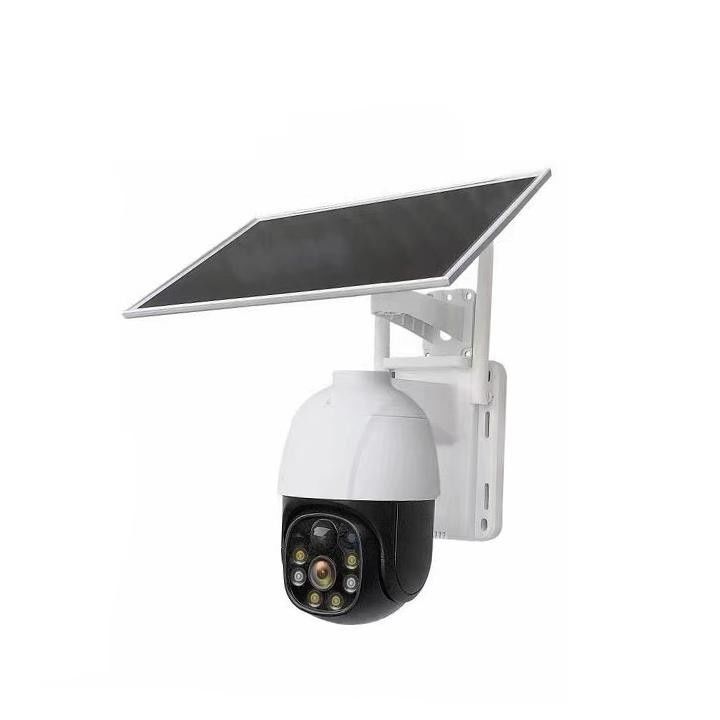 CE 2MP IP WiFi Camera di sicurezza a energia solare PTZ 360 gradi H.265 wireless