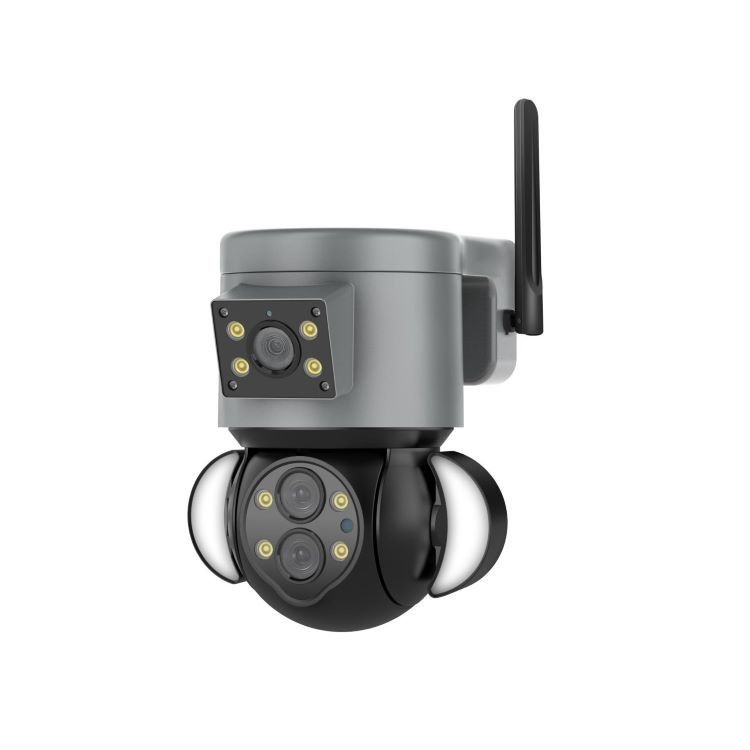 Full Color IP65 Wireless CCTV Camera PTZ Camera di sicurezza intelligente Motion Tracking