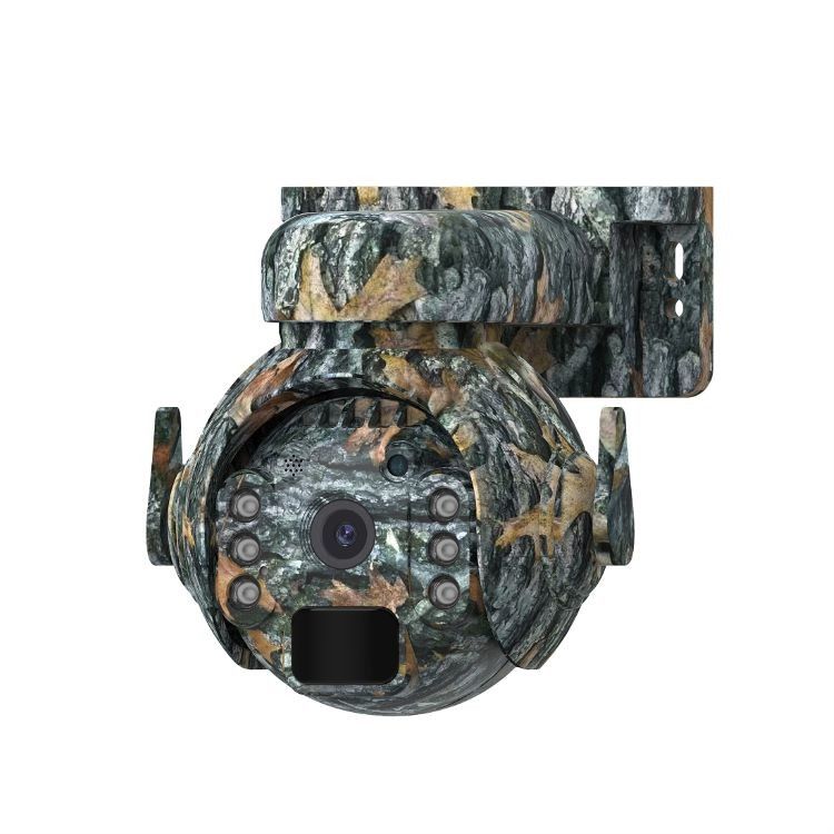 Camouflage Color Batteria solare 4G Solar Mini PT Camera 3MP Alta prestazione
