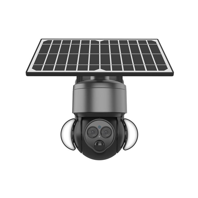 6MP Full Color Camera di sicurezza solare esterna 4G Camera PTZ solare OEM
